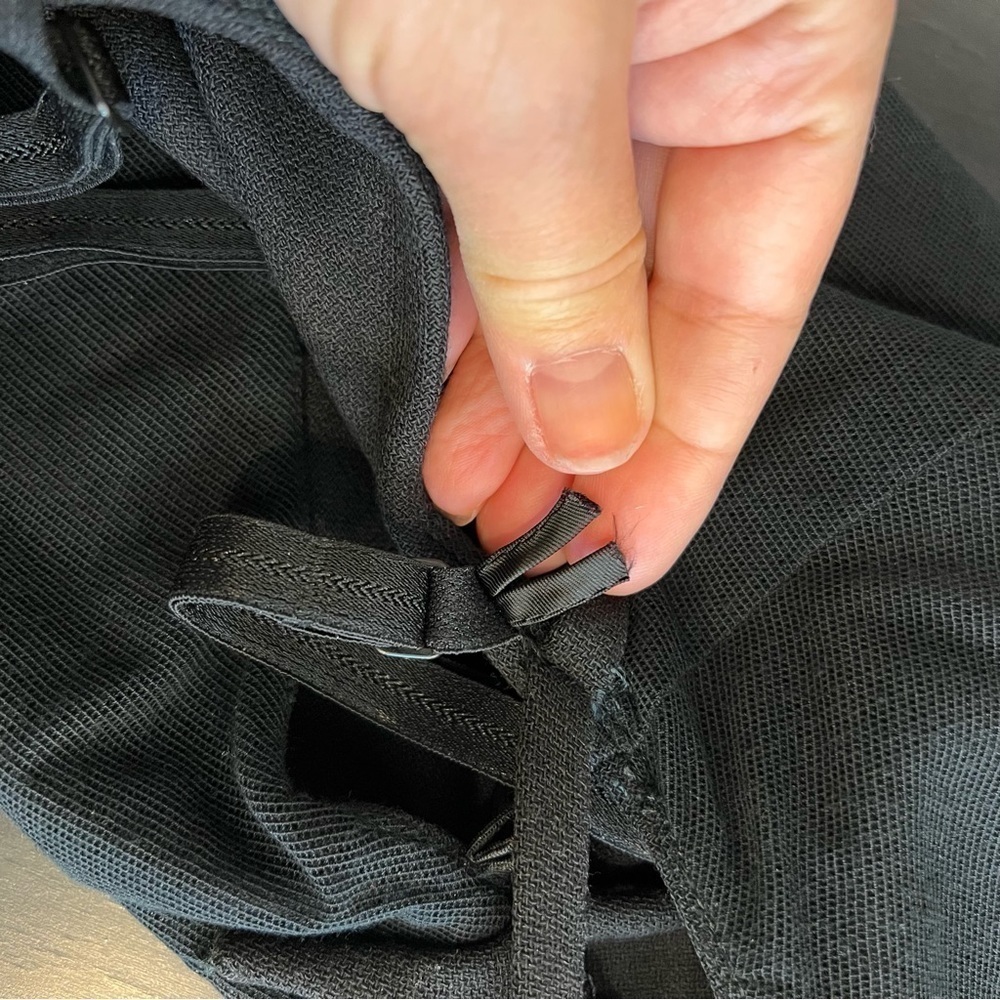 DOLCE&GABBANA 1998 VINTAGE BACKLESS MIDI TWEED DRESS, Black, size IT40/ US4 - Picture 9 of 17